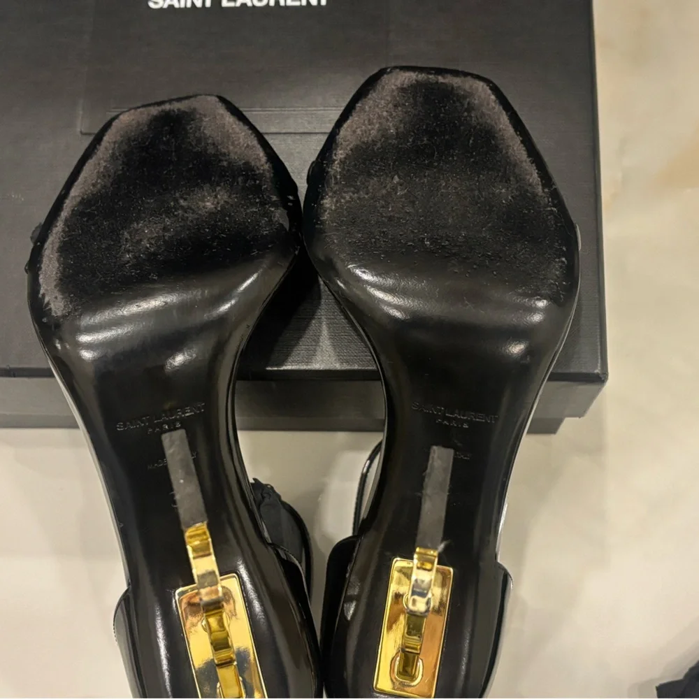 YSL Black Opyum Heels - Picture 9 of 16